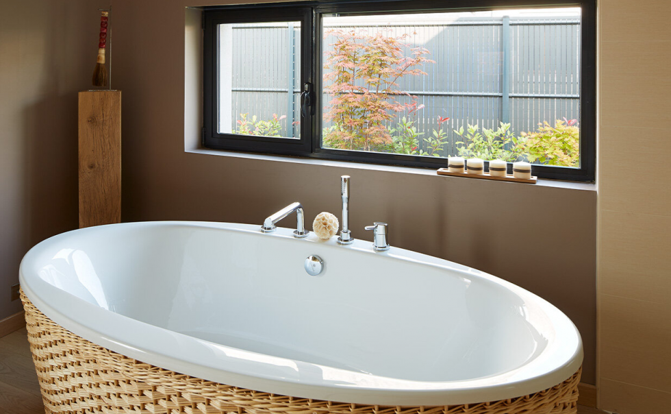 BSA Ensemble comprenant fenêtre un vantail et châssis fixe