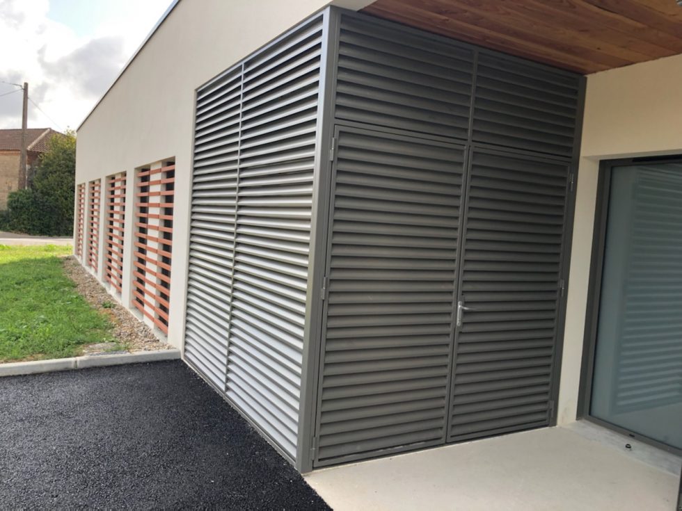 BSA Habillage groupe clim en acier thermolaqué