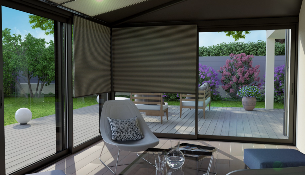 BSA Store à enroulement dans véranda